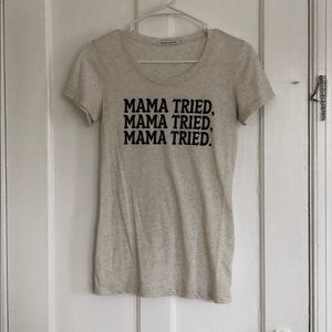 The Bee & The Fox Mama Tried Fitted Tee Medium